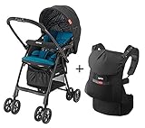 Aprica ラクーナライト AB GN + コランCTS BK セット！