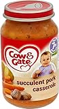 Cow & Gate Succulent Pork Casserole 7mth+ (200g) 牛とゲートジューシーな豚肉の鍋7Mth + （ 200グラム）