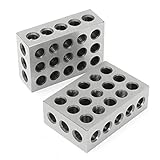 2 パソコン 1 x 2 x 3 インチのブロック 23 穴パラレルクランプミリング工具精密 0.0001 インチ