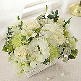 BunBunBee 旬のおまかせアレンジ「シルキーホワイト～ローズ～」