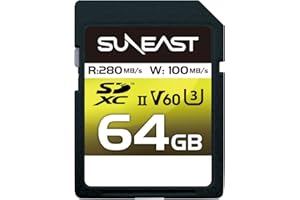 SUNEAST SDXCカード 64GB UHS-II V60 最大280MB/s U3 4K UHD ULTIMATE PRO プロフェッショナル メモリーカード SE-SDU2064GC280