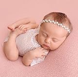 creationtopレース布写真撮影に1 – 2月の赤ちゃん(ホワイト)