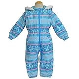 ジャンプスーツ 防寒 カバーオール ベビー スキーウェア 中綿 着ぐるみ スノーコンビ 防寒つなぎ 雪遊び スノーウェア t-b65678tm 90cm ミント