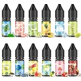 電子タバコ リキッド 12風味×10ml VAPE リキッド お試しセット 爆煙 メンソール E-liquids りきっど ニコチン・タール無し 120ml DBL