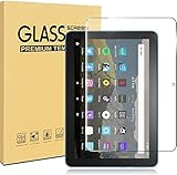 対応 Fire HD 8 2020 / HD 8 Plus 用の強化ガラスフィルム for Fire HD 8 Plus 液晶保護フィルム 気泡ゼロ 硬度9H 指紋防止 飛散防止 耐衝撃 超薄0.3mm 2.5D ラウンドエッジ加工 TRkin