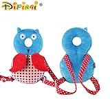 赤ちゃんのごっつん防止やわらかリュック　ベビー怪我防止 可愛いクッション 肩紐自由調整 多機能保護　リュック型 柔らか素材 コスプレ 適用年齢5ヶ月～15ヶ月　フクロウのパターン