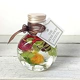 ハーバリウム「誕生石の贈り物」1月生まれに贈る！誕生石ガーネット色の贈り物 バースディローズ