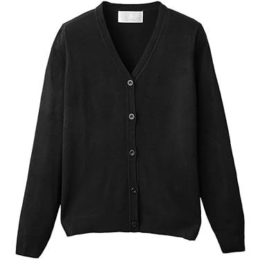 春物大特価⚡️NKNIT❤️長袖カーディガン／ショート丈／無地／黒／サイズ① 春物大特価⚡️NKNIT❤️長袖カーディガン／ショート丈／無地／黒