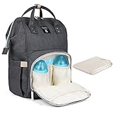 PomeloBest マザーズバッグ ママバッグ 大容量 ママ旅行用バッグ ベビーカー用バッグ 多機能旅行用バッグ スクエア リュックサック ママリュック 盗難防止ポケット付き 男女兼用 保温ポケット