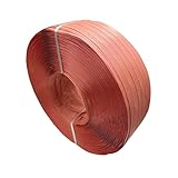 PPバンド 手締め ストッパー用 幅15mm 長さ1000m巻 赤 レッド プラカゴ 手締め 手編み 手芸 梱包 発送 【S15-1赤】