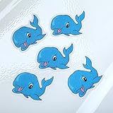 Whales Tub Tattoos ( 5パック) – キュート動物アップリケ: