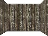 High Quality Haunted House Roll Indoor/Outdoor Rotted Wood Wall Decoration, 100', Brown