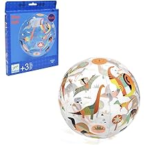 Amazon.co.jp: DJECO ジェコ ボール ディノ ビーチボール 35㎝ 恐竜