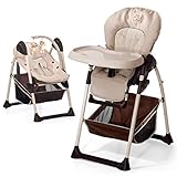 Hauck Sit N Relax Highchair and Bouncer - Beige by Hauck