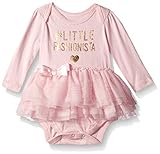 The Children's Place Baby Girls' Long Sleeve Dressy Dresses Serene Blush 90528 0-3MONTHS [並行輸入品]