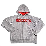 Houston Rockets Youth 8 – 18 NBA Adidas stated Full Zip Sweatshirt Hoodie M グレイ
