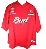Dale Earnhardt Jr # 8 BudweiserヴィンテージPitシャツレッドLarge