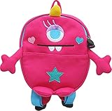 ニックナック Monster GRONK ベビーリュック Momo(ピンク)