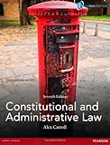 Cover of Constitutional and Administrative Law (Foundations) Premium