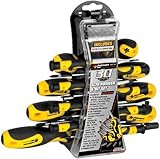 Performance Tool W1718 Screwdriver Set with Rack 30-Piece [並行輸入品]