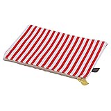 不二貿易  ファブリックケース 幅20cm レッド 小 29219