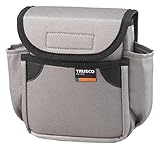 TRUSCO(トラスコ) 小型腰袋 2段フタ付 グレー TC-52GY