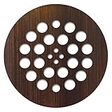 タイルRedi USA dp-rd-ob Redi Drain with Oil Rubbed Bronze Round Drain withプレート