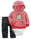 カーターズ Carter's ジャケット セット 3-Piece Little Jacket Set NB (50-55cm) [並行輸入品]