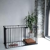 [citydog/シティドッグ] シンプルモダンケージ ｜ 犬 ゲージ サークル 犬用ゲージ ペット ドッグ フェンスケージ 折りたたみ おしゃれ black