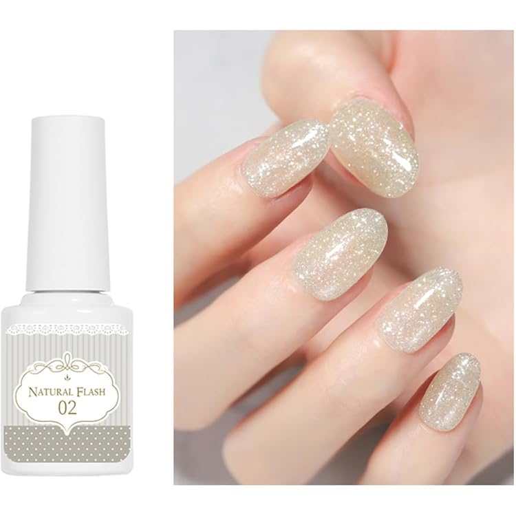 Amazon | フラッシュグリッター カラージェル ジェルネイル ポリッシュ