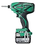日立工機 14.4V コードレス電子パルスドライバー 充電式 5.0Ahリチウムイオン電池、急速充電器、予備電池、ケース付 WM14DBL(2LJCK)(L)