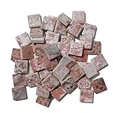 アートモザイク ２３ｍｍ角 タイル ５０ピース ピンク
