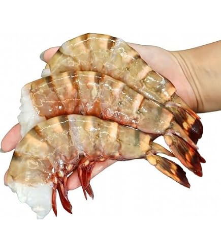 Amazon.co.jp: 【当店直輸入】天然！！フラワー海老 8/12 特大 サイズ