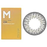 [ みみれむ イメージモデル カラコン ] Mirage (ミラージュ) 1month 2枚入り グラマラスグレー14.8（度なし）[0.00]