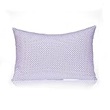 Sweet Potato Fiona Sham Micro Dot Pillow, Small, Purple/White by Sweet Potatoes [並行輸入品]