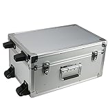 Aluminium Flight Case Tool Box With Trolley 440X300X220mm by Cases and Enclosures