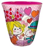 水森亜土 コップ メラミンカップ 全面プリント 270ml プロポーズ