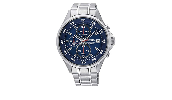Amazon | セイコー SEIKO 腕時計 SKS625P1 クォーツ ネイビー シルバー[メンズ] [並行輸入品] | メンズ腕時計 | 腕時計  通販