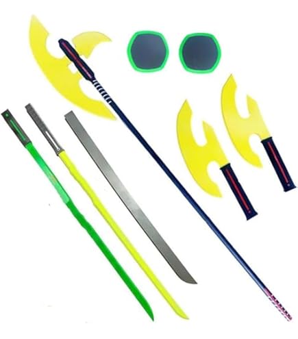 Amazon.co.jp: コスプレ用 双月 斧 武器 ワールドトリガー 小南桐絵