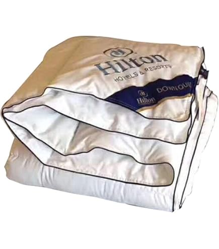 Amazon｜超厚い暖かいヒルトンホテルの羽毛布団ダブル暖かいキルト大豆