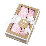 mudpie ガーゼブランケットセット おくるみ スワドル PINK GIRAFFE BAMBOO SWADDLE SET アニマルピンク