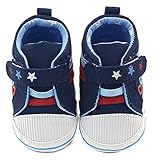 Domybest春秋 子供用ファーストシューズ 子供靴 男の子 女の子 五芒星を飾る 出産お祝い 誕生日 プレゼント 写真小道具 暖かく保つ 柔らか 滑り止め 2色
