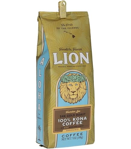 5/14までの掲載！【豆タイプ】ライオンコーヒー コナコーヒー100% 楽天市場】ライオンコーヒー コナコーヒー100％ 豆 7oz (198g)LION