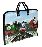 きかんしゃトーマス　ジッパーレッスンバッグ　3エンジン8339【おけいこバッグ　書類ケース　マチ無し　輸入　グッズ】