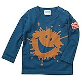 《H28秋冬物》 CHANNEL(チャンネル) 天竺ニコチャン長袖Tシャツ 100cm /ネイビー NO.CN-6405