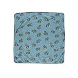 【Smafolk スマフォルク】Baby blanket tractor Stone Blue p0000gxc