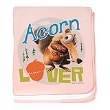CafePress – Scrat Acorn Lover – スーパーソフトベビー毛布、新生児おくるみ ピンク 15486850286832E