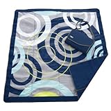 JJ Cole Outdoor Blanket, Blue Orbit, 7" x 5" by JJ Cole [並行輸入品]