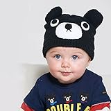 mikihouse Double_B(ミキハウスダブルB)なりきり！ニットフード(帽子) ＳＳ(42-46cm),黒（05）