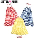 (ジェニィ)JENNI ドビー ギンガムチェック マキシ丈ノースリーブワンピース 150 イエロー(080)